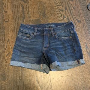denim shorts